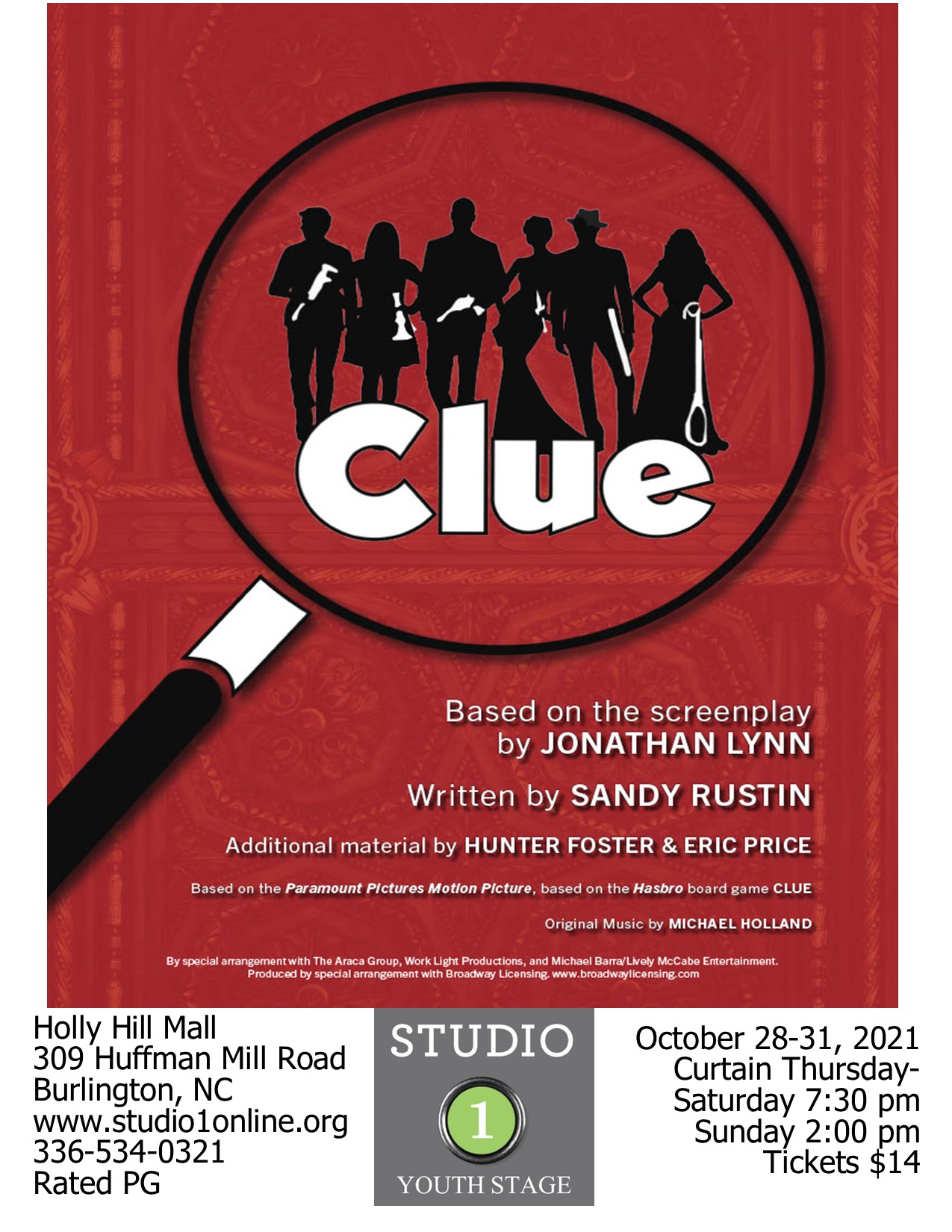 Home | Studio 1 | Community Theatre Burlington