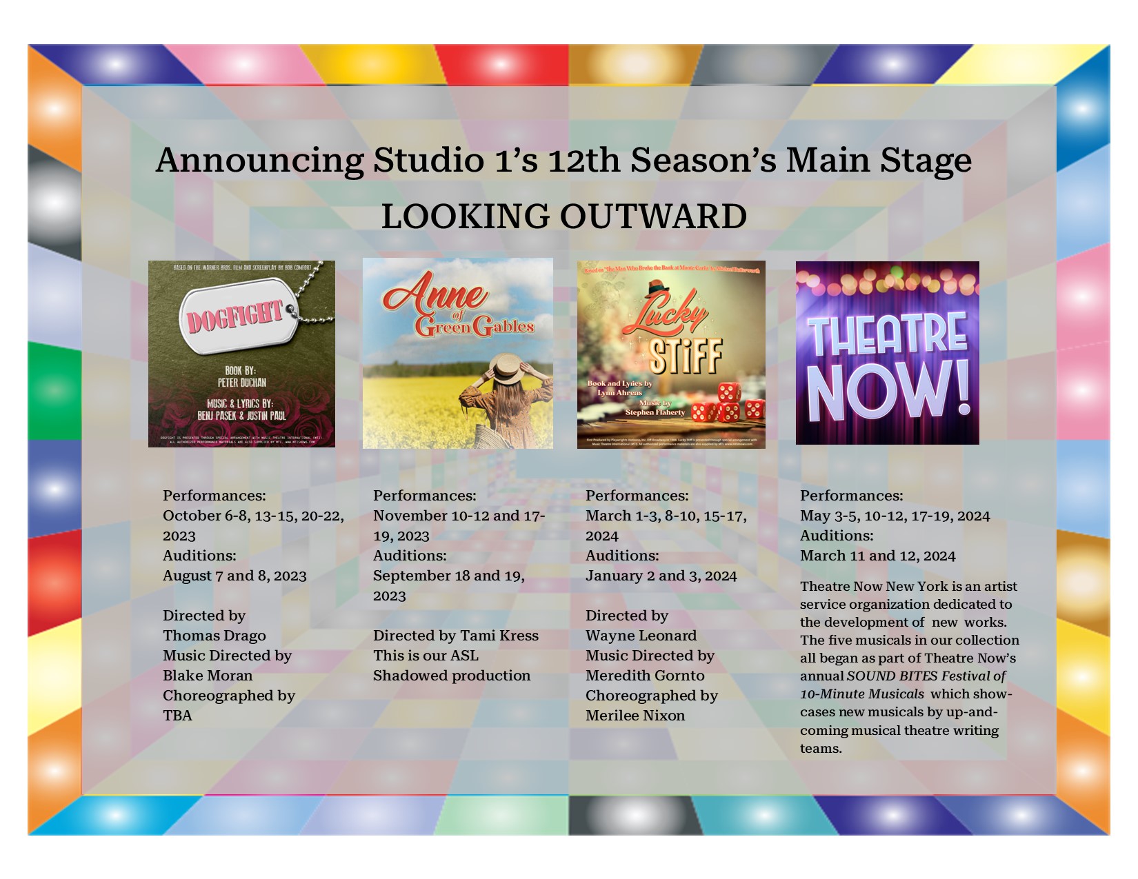 Main Stage season announcement